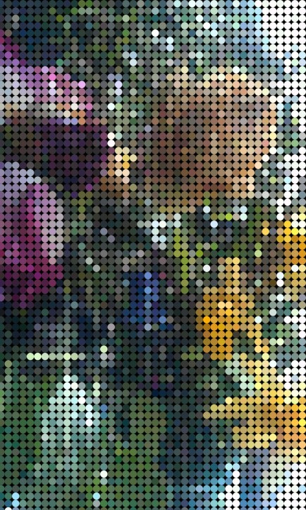 Pixelated Flowers